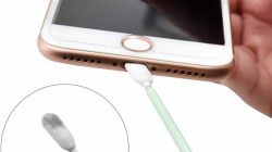 Can I clean my iPhone charging port with alcohol?